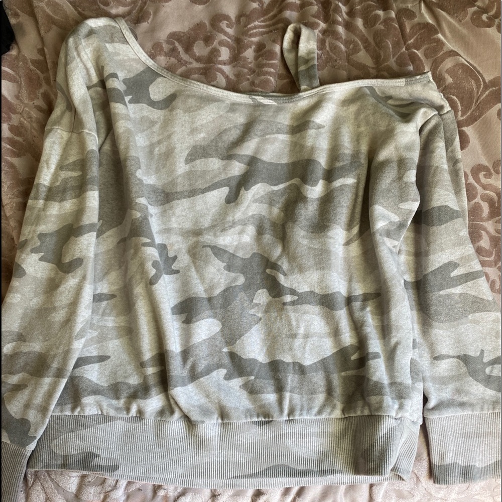 White Camouflage Sweater